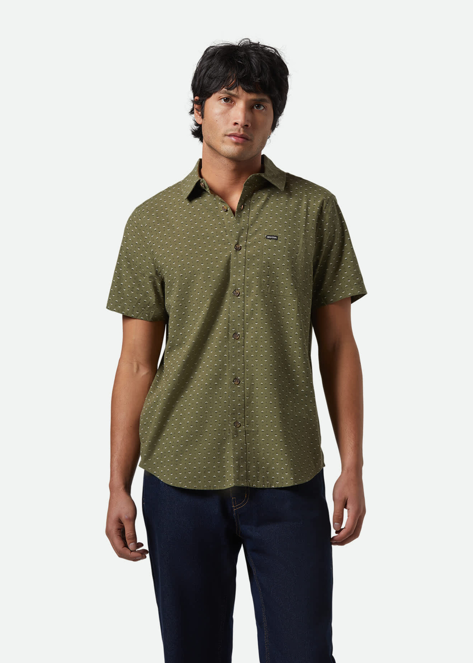 Brixton Charter Print S/S Woven