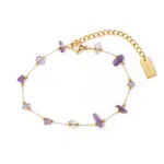 Drops of Energy Bracelet ~ Salty Stones - Amethyst