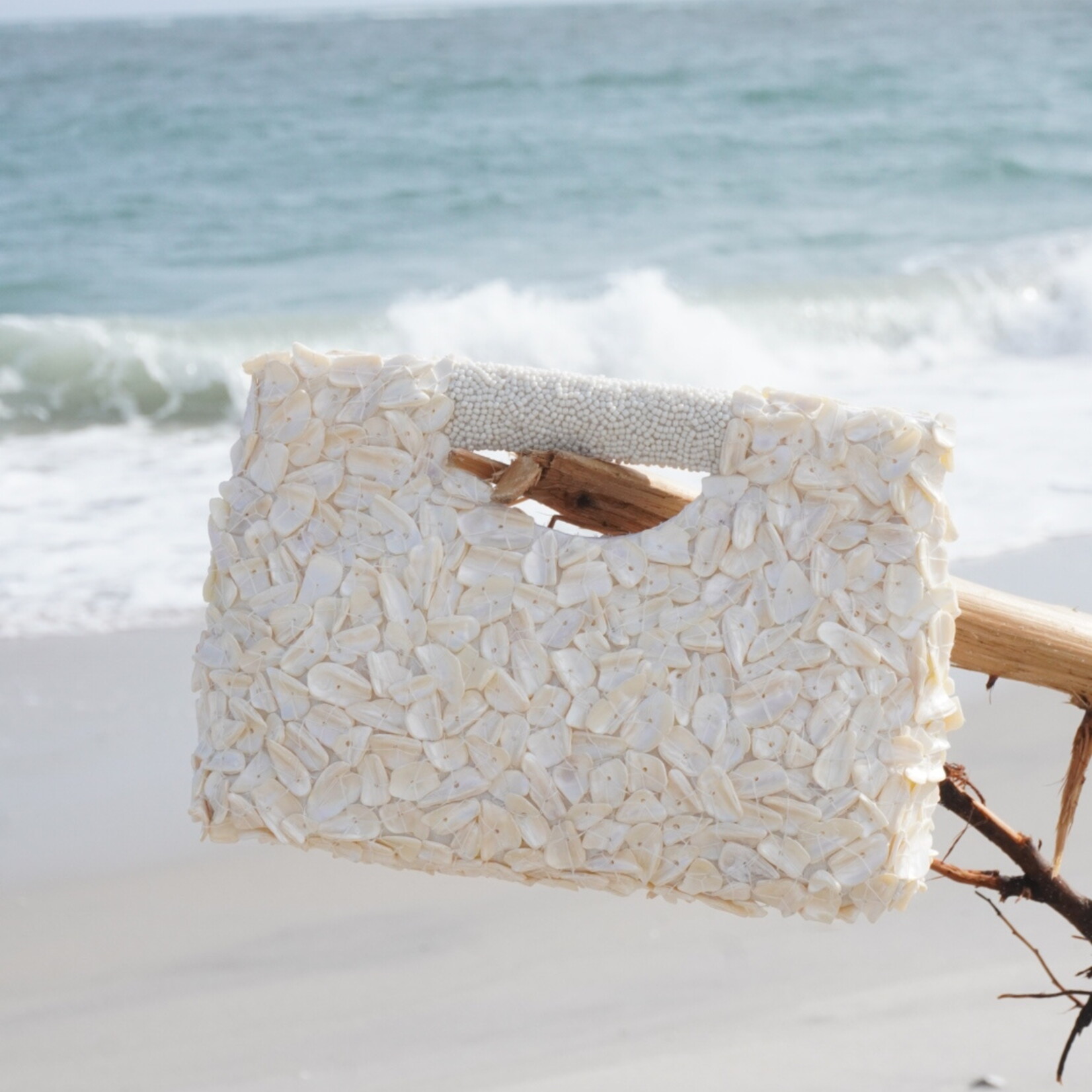 Tiana Shell Beaded Bag