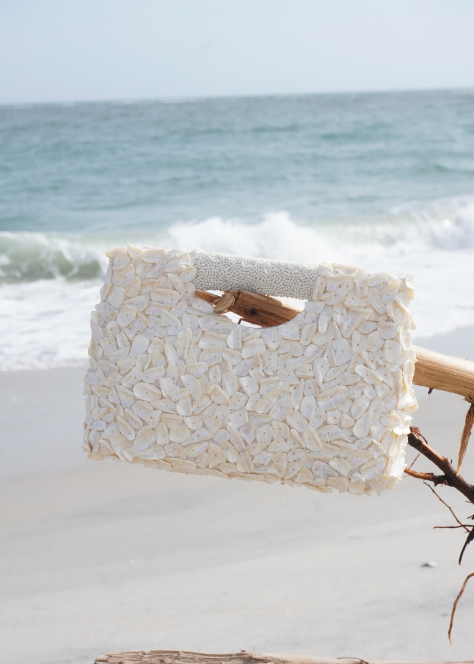 Tiana Shell Beaded Bag