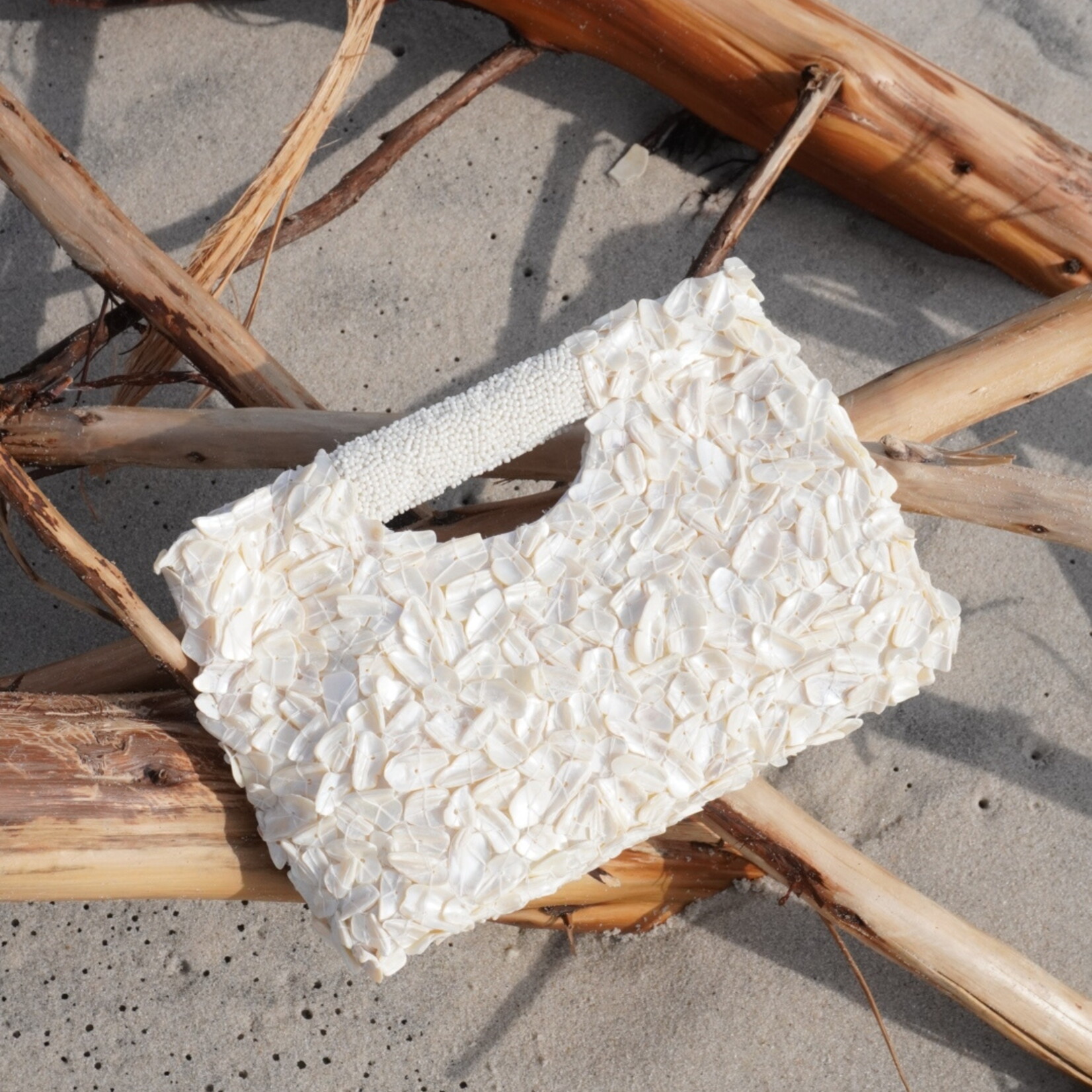 Tiana Shell Beaded Bag