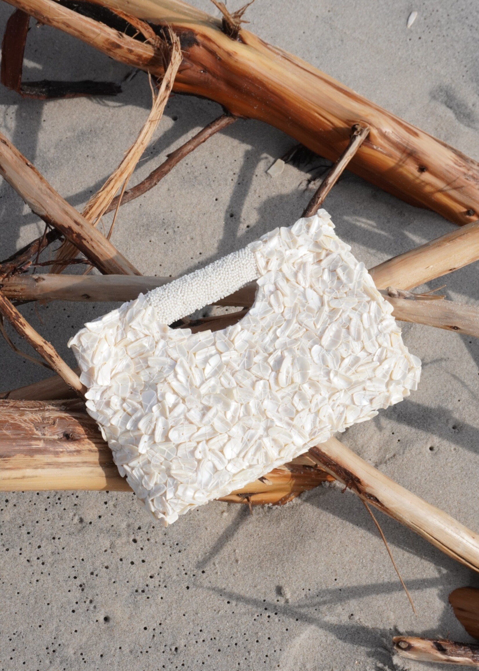 Tiana Shell Beaded Bag