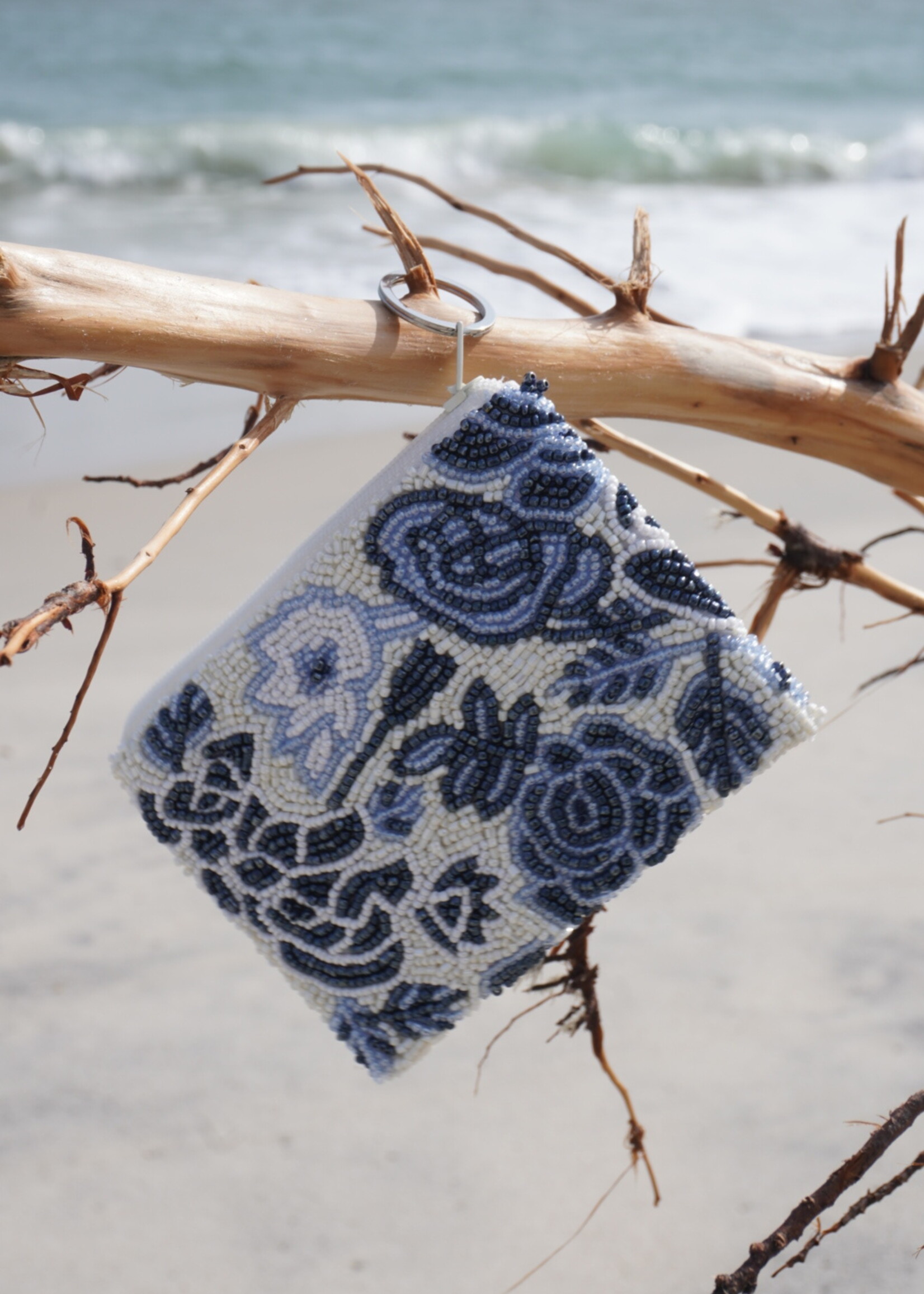 Tiana Scp Blue Rose - Ivory/Navy/Multi