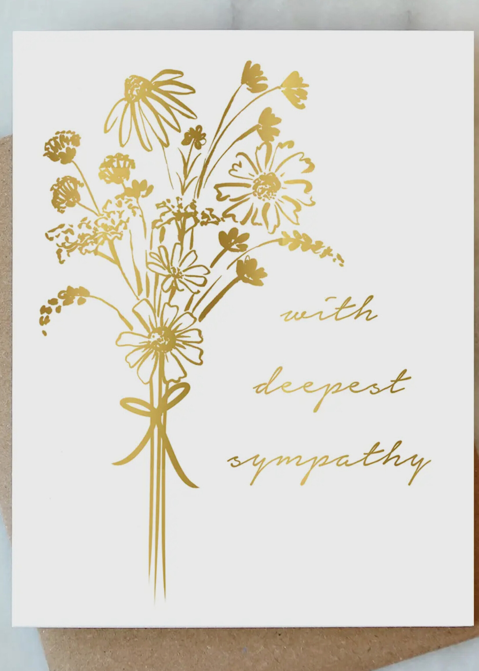 Bouquet Sympathy Greeting Card | Sympathy & Condolence