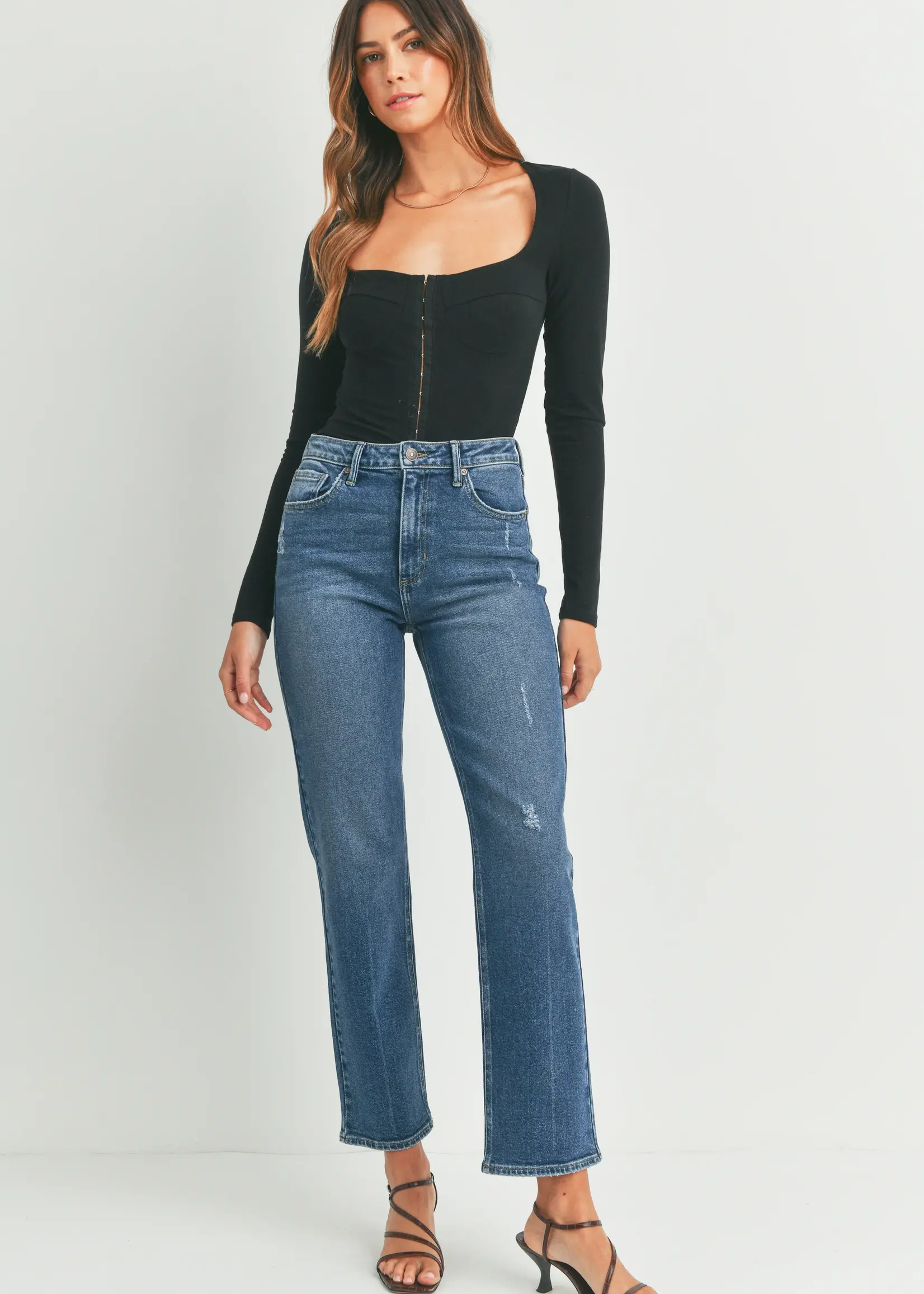 Just Black Denim Full Length Straight