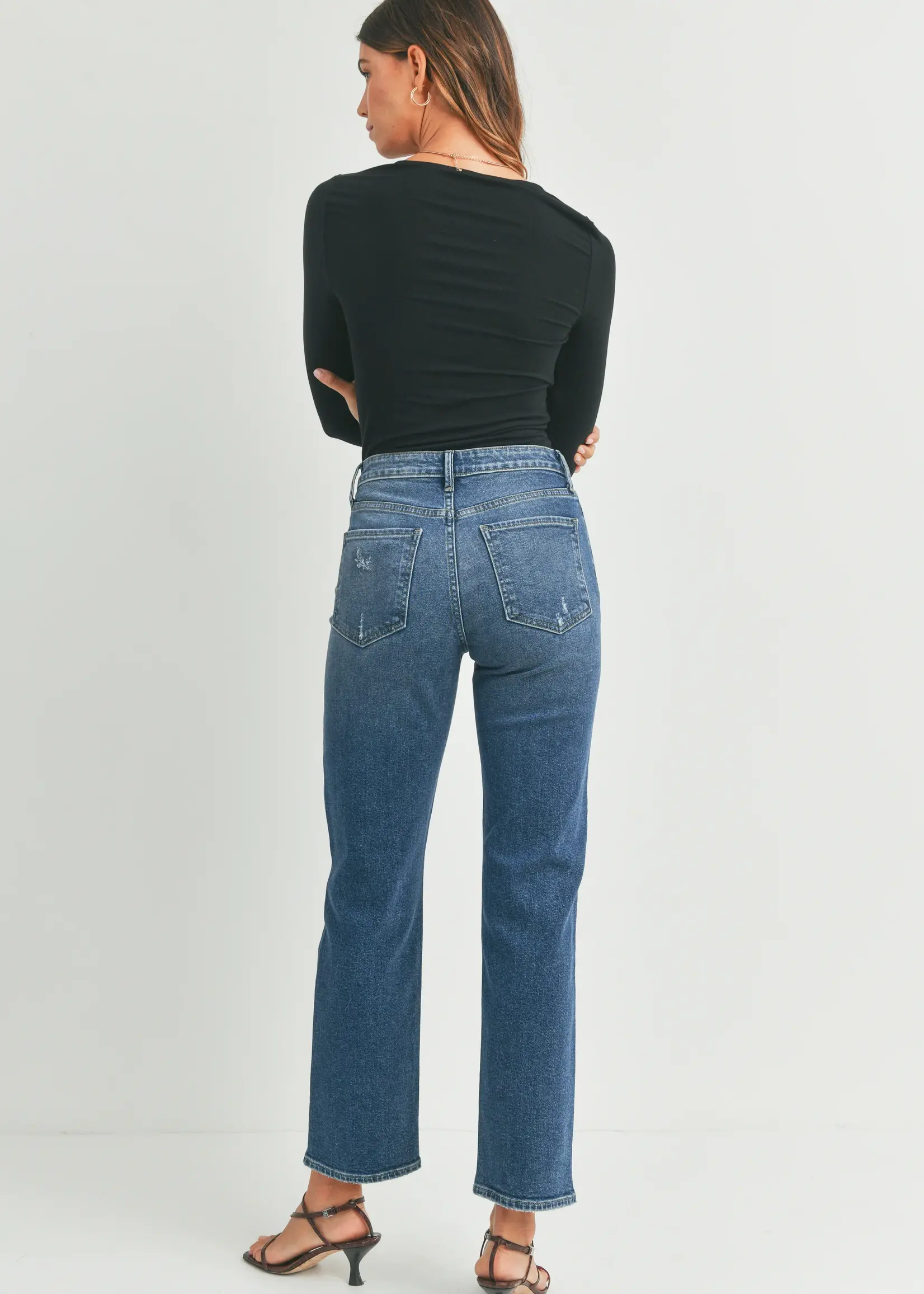 Just Black Denim Full Length Straight