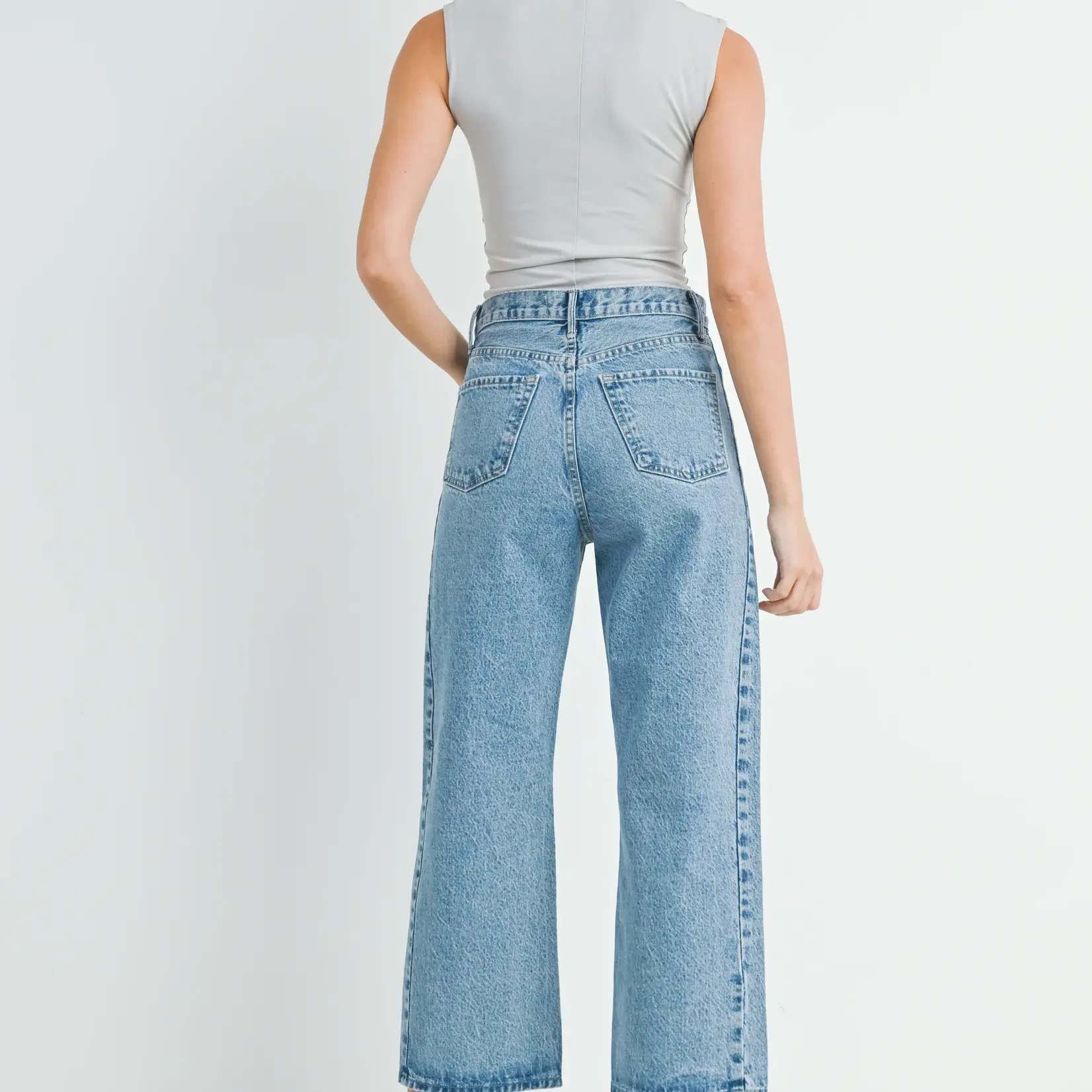 Just Black Denim Barrel Jean Twist
