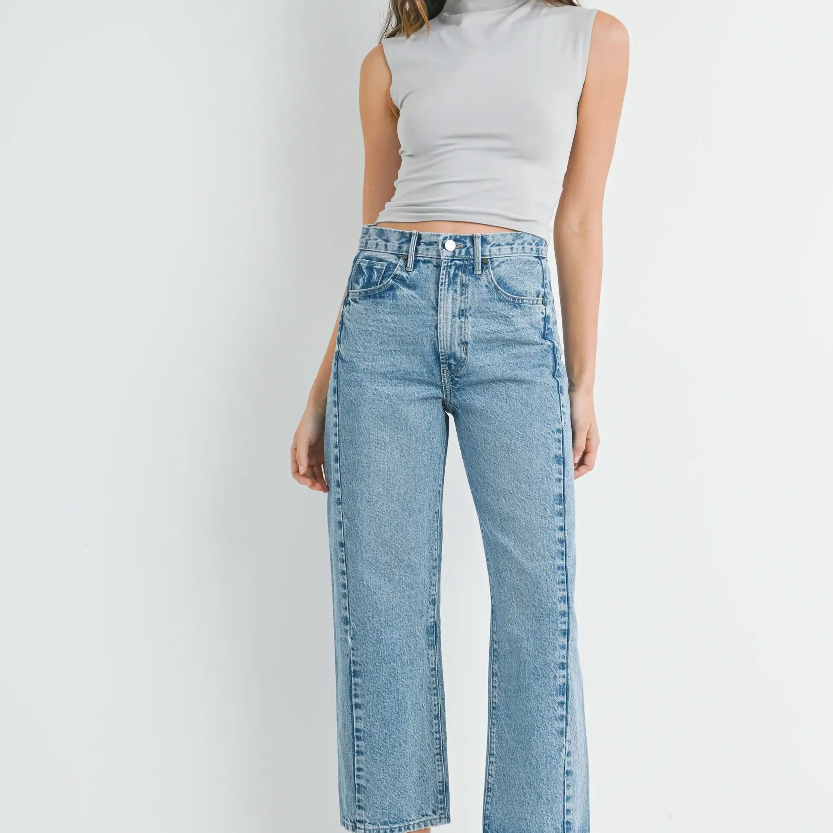 Just Black Denim Barrel Jean Twist