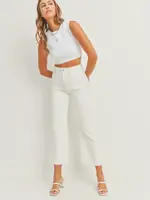 Just Black Denim Patch Pocket Wide Leg