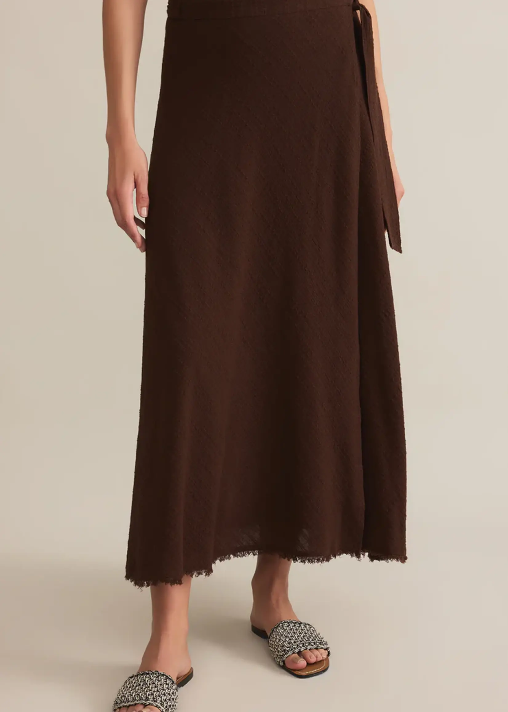 Z Supply Salerno Wrap Midi Skirt