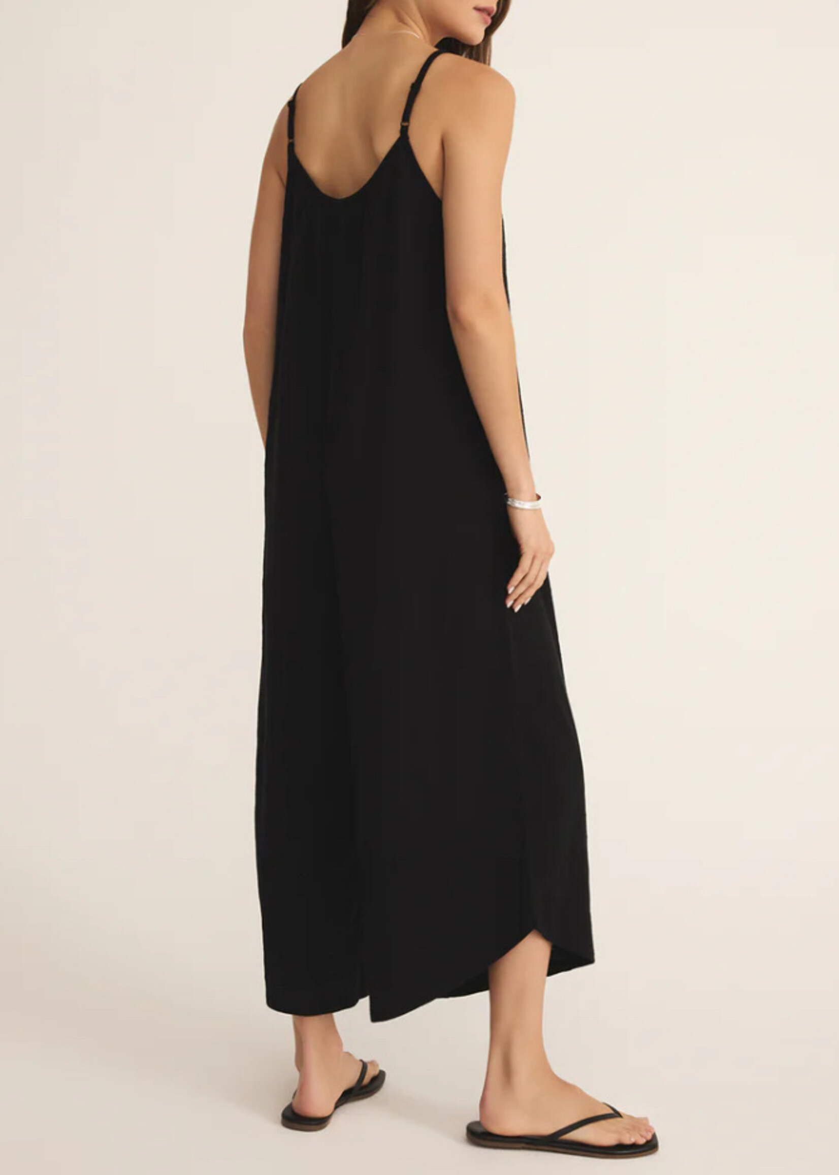 Z Supply Textured Flared Jumpsuit