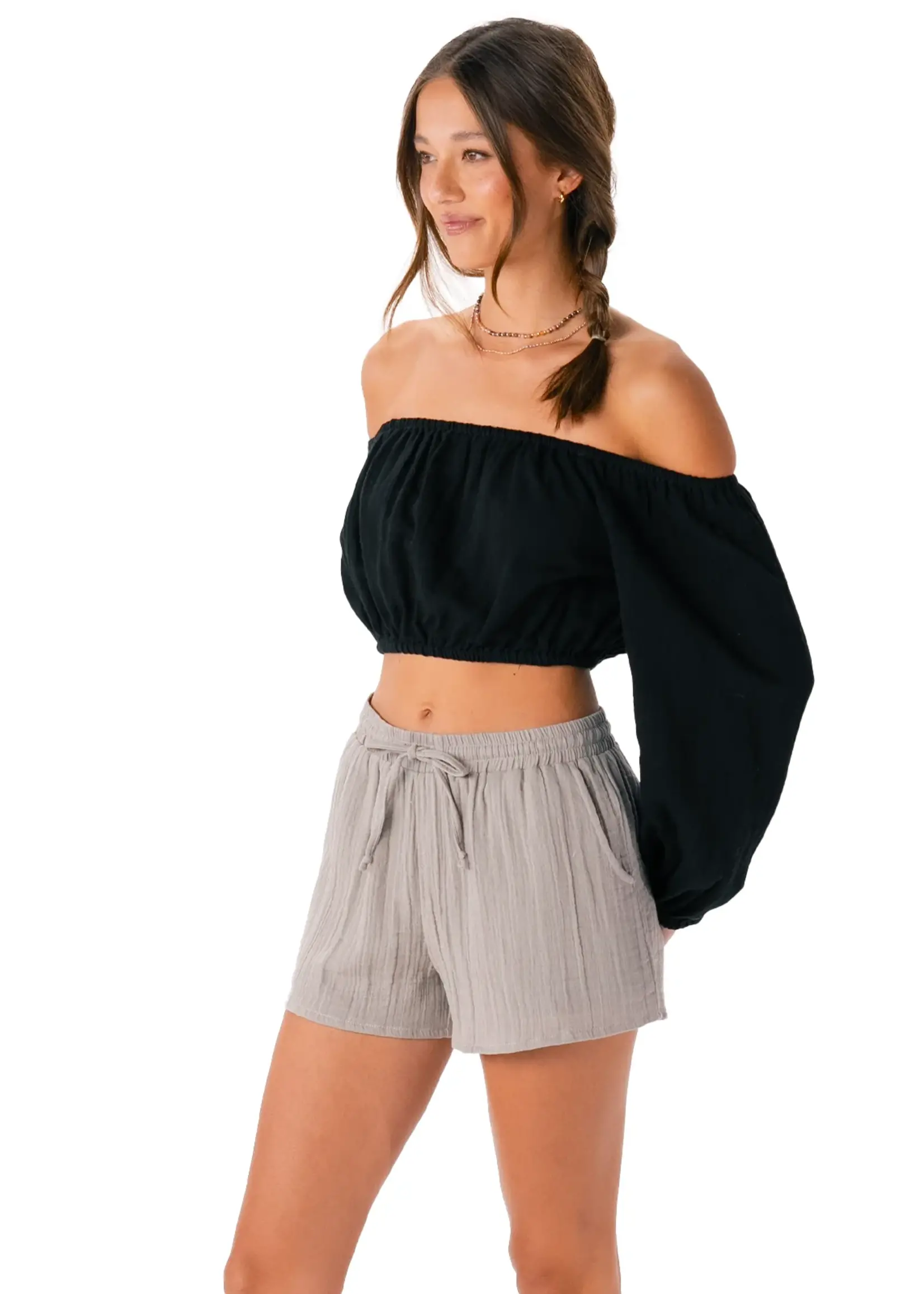 Lotus and Luna Cotton Cabana Shorts