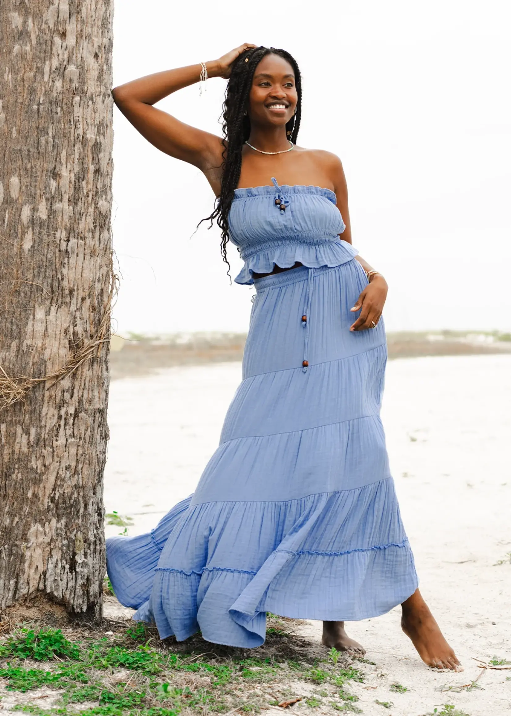 Lotus and Luna Shipwrecked Maxi Skirt