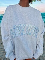 Sunkissed Coconut Sunkissed Embroidered Sweatshirt