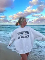 Sunkissed Coconut USA Sweatshirt