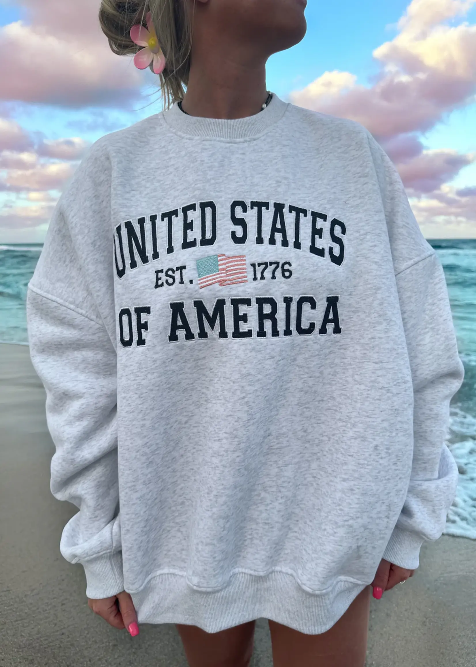 Sunkissed Coconut USA Sweatshirt
