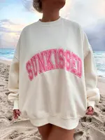 Sunkissed Coconut Sunkissed Embroidered Sweatshirt