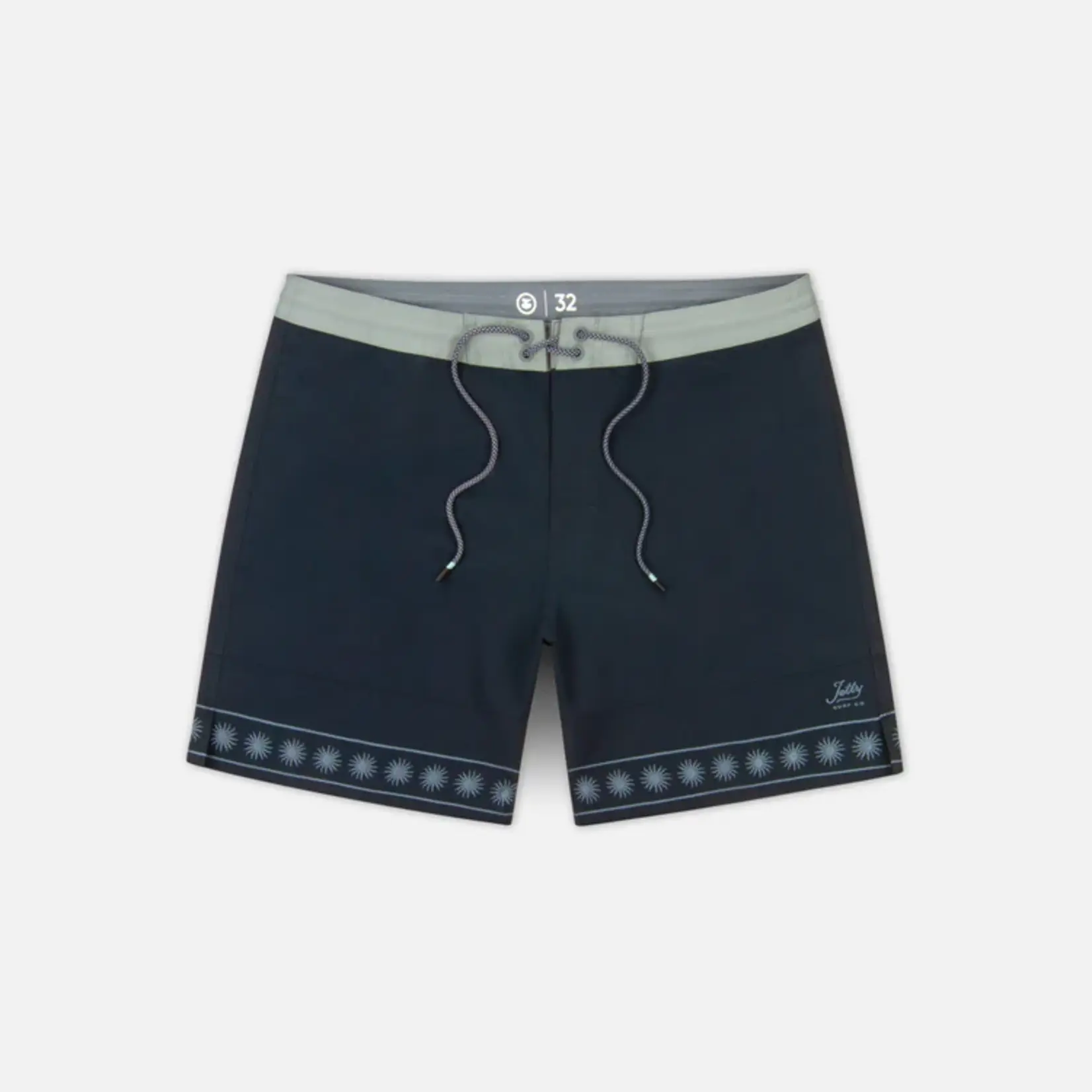Glendola Embroidered Boardshort