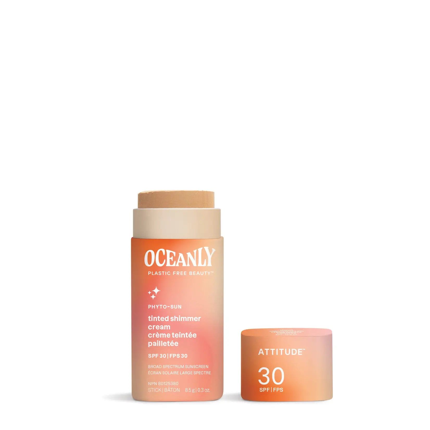 Solid Tinted Shimmer Cream SPF 30 w/ Zinc Oxide - Oceanly Phyto - Sun