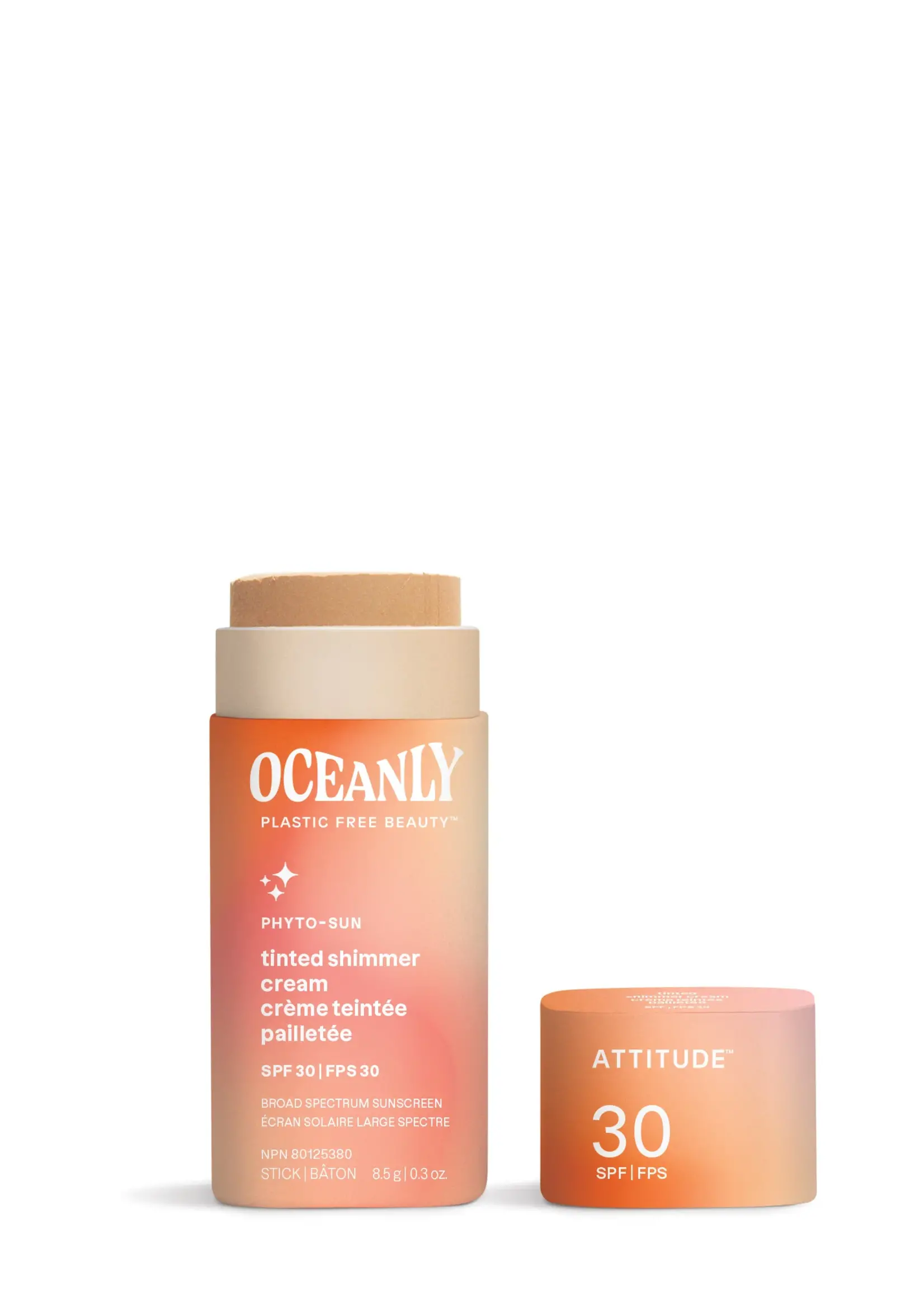 Solid Tinted Shimmer Cream SPF 30 w/ Zinc Oxide - Oceanly Phyto - Sun