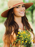 Sun N Sand Coral Beaded Hat
