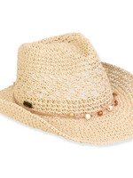 Sun N Sand Women's Beige, Paper Straw Western