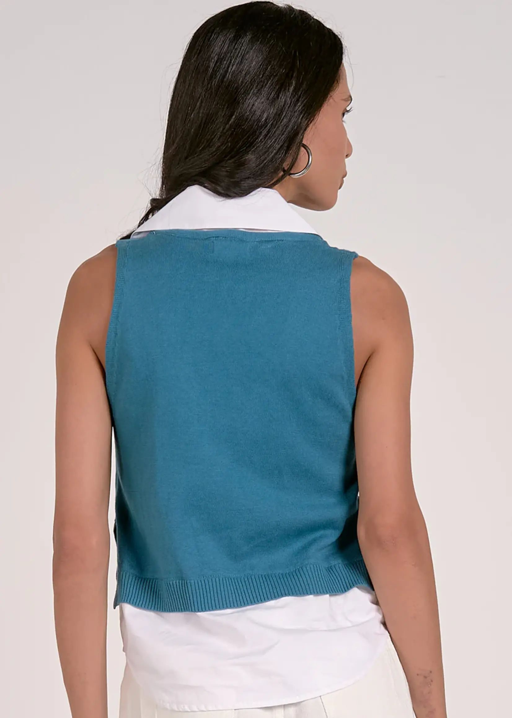 Vnk Layered  Slv Sweater