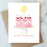 Sparkler Cake Greeting Card | Birthday Card