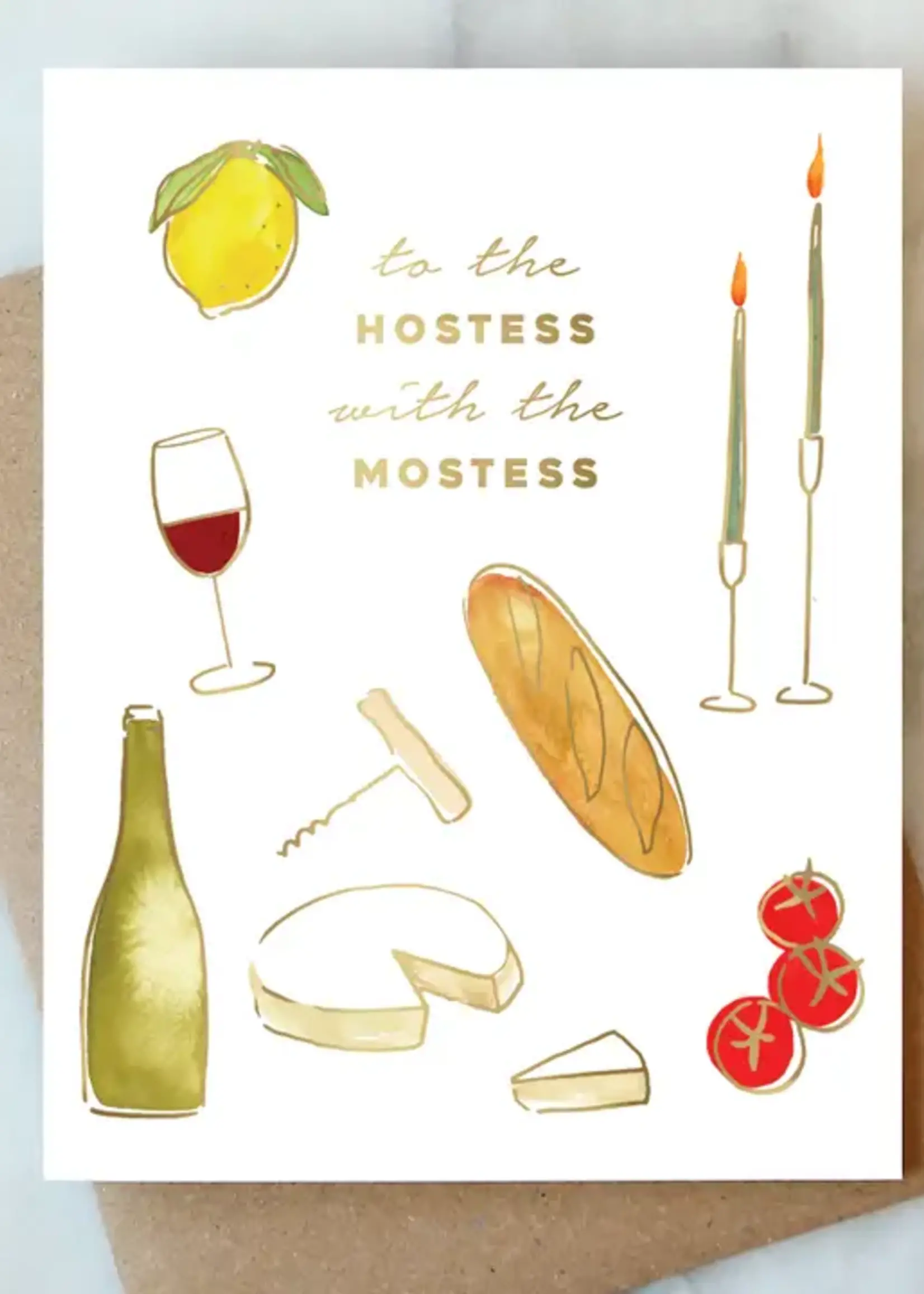 Hostess Thank You Greeting Card | Thank You Card