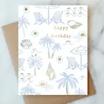 Beachy Birthday Greeting Card | Birthday Card
