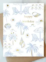 Beachy Birthday Greeting Card | Birthday Card
