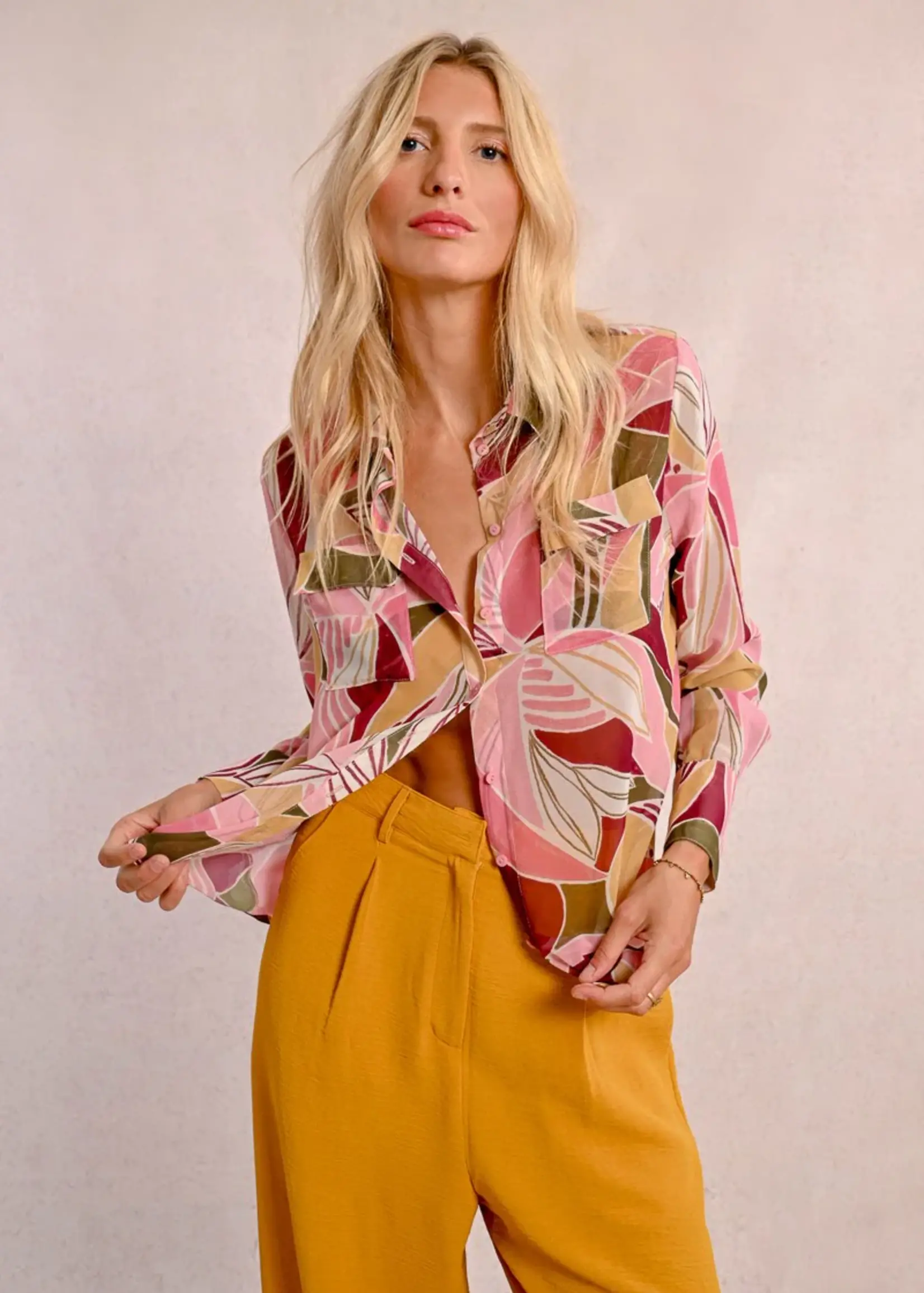 Flowy Printed Blouse