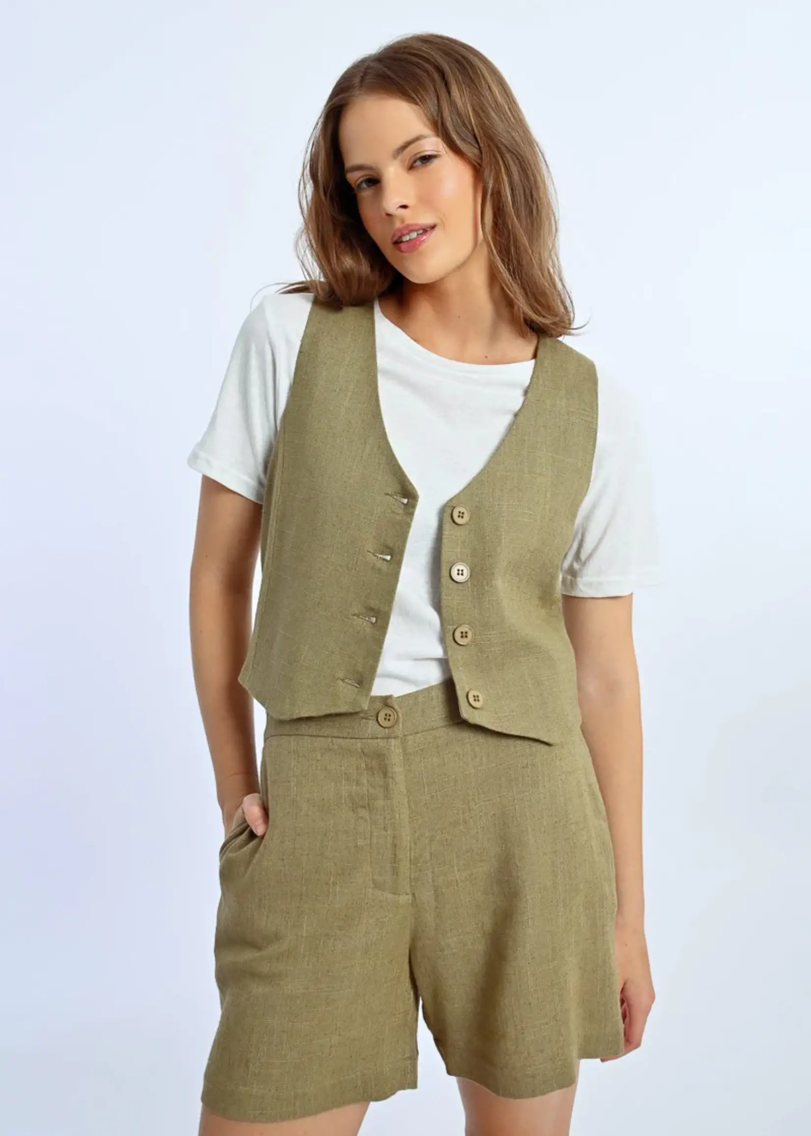 Linen Bolero