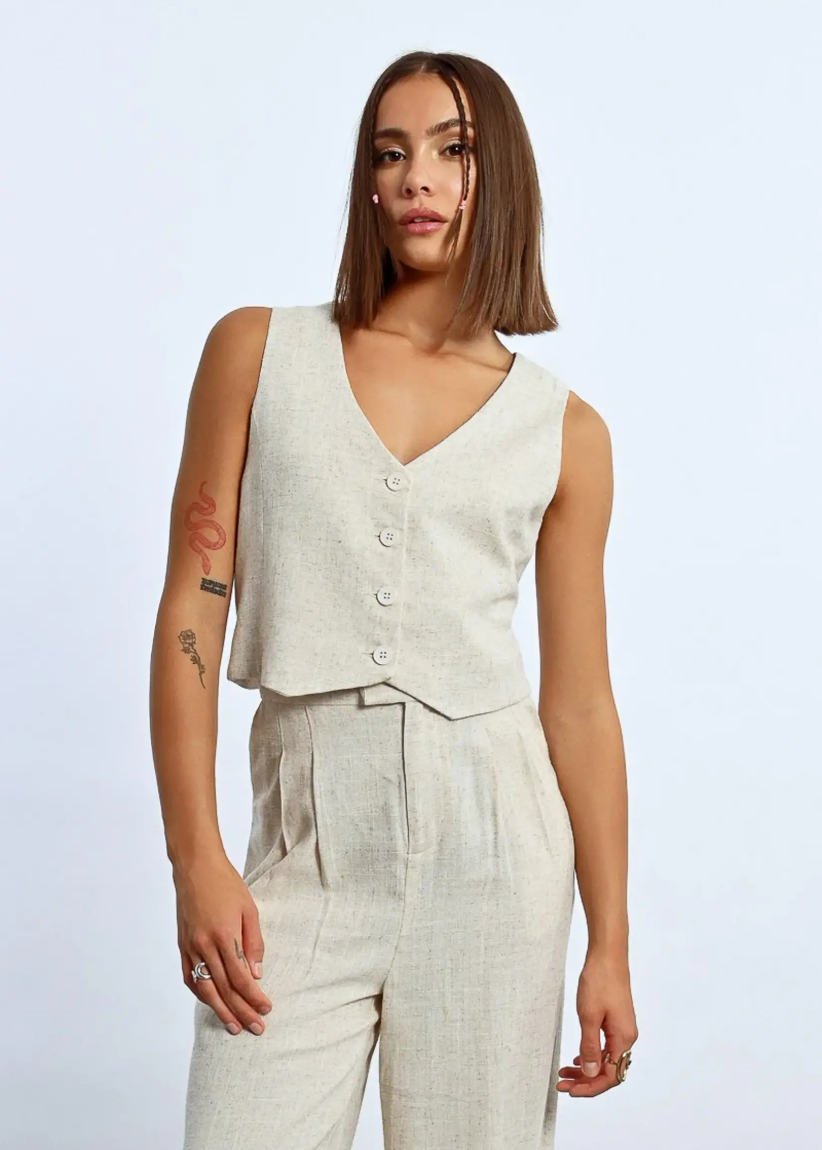 Linen Bolero