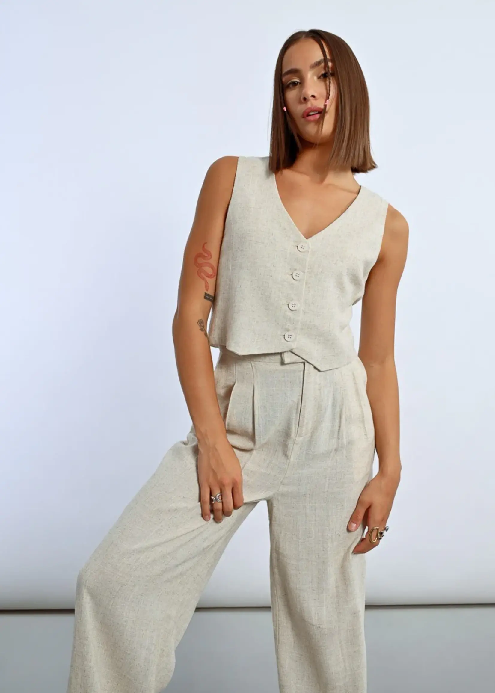 Linen Bolero