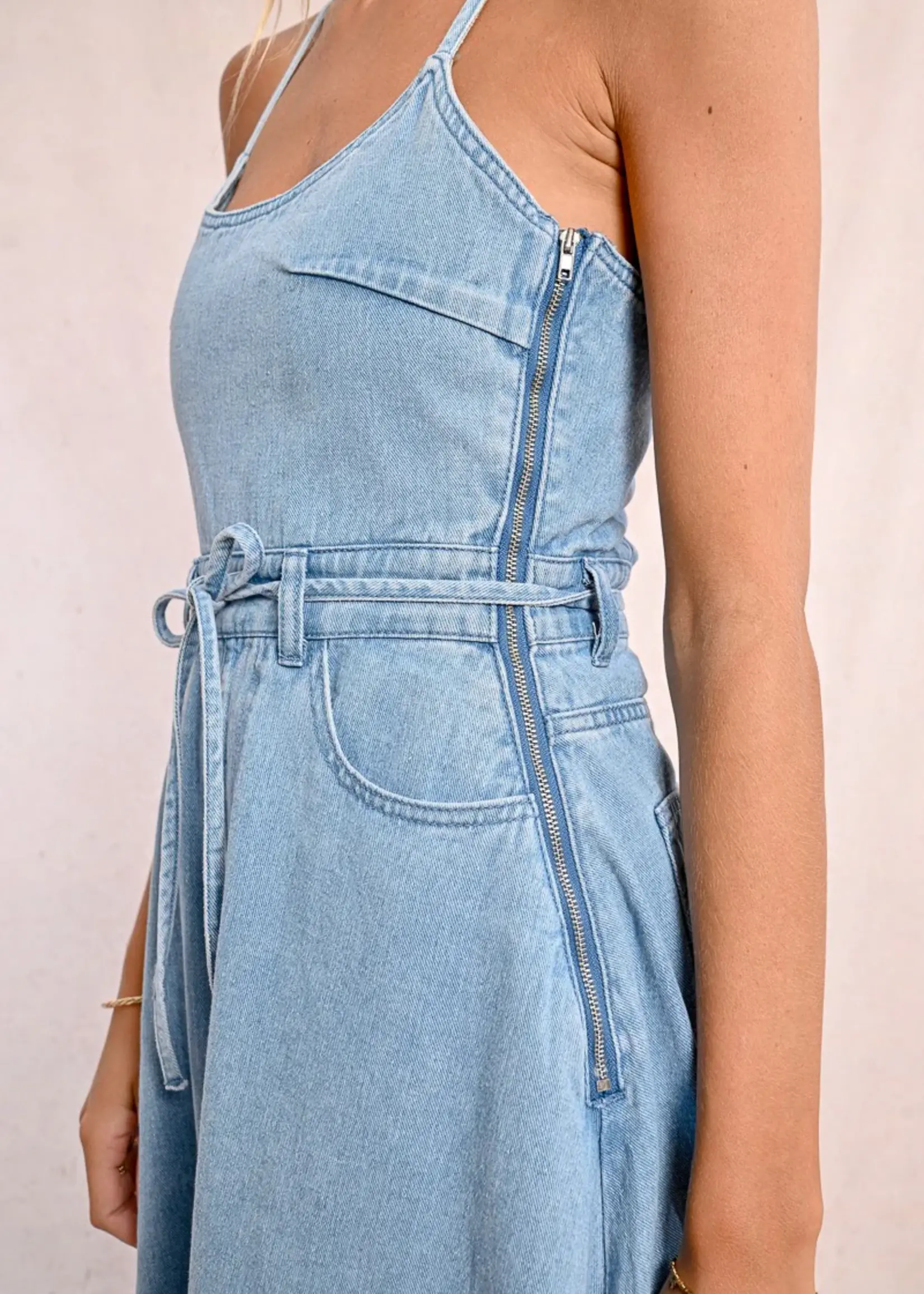 Denim Midi Dress
