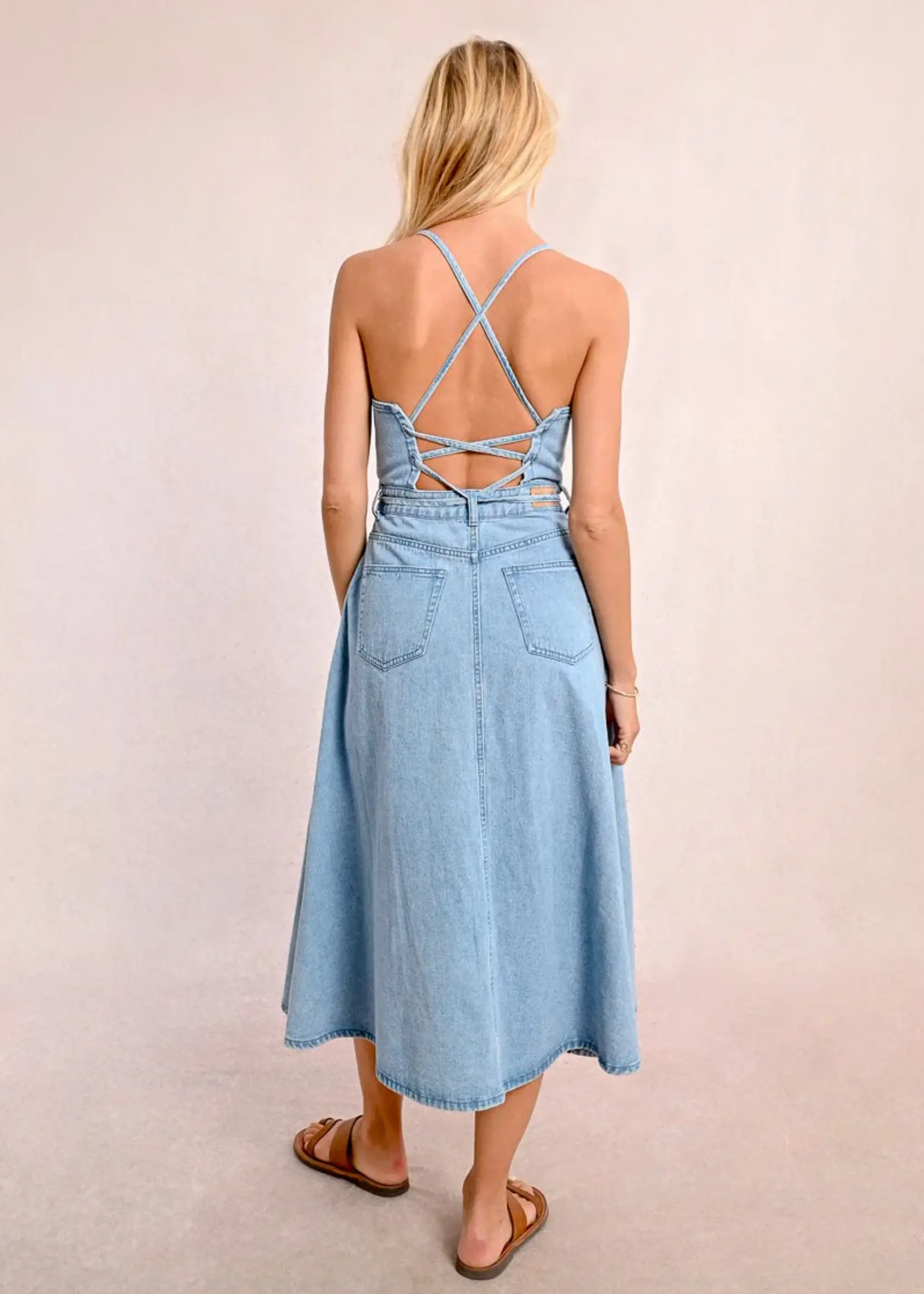 Denim Midi Dress