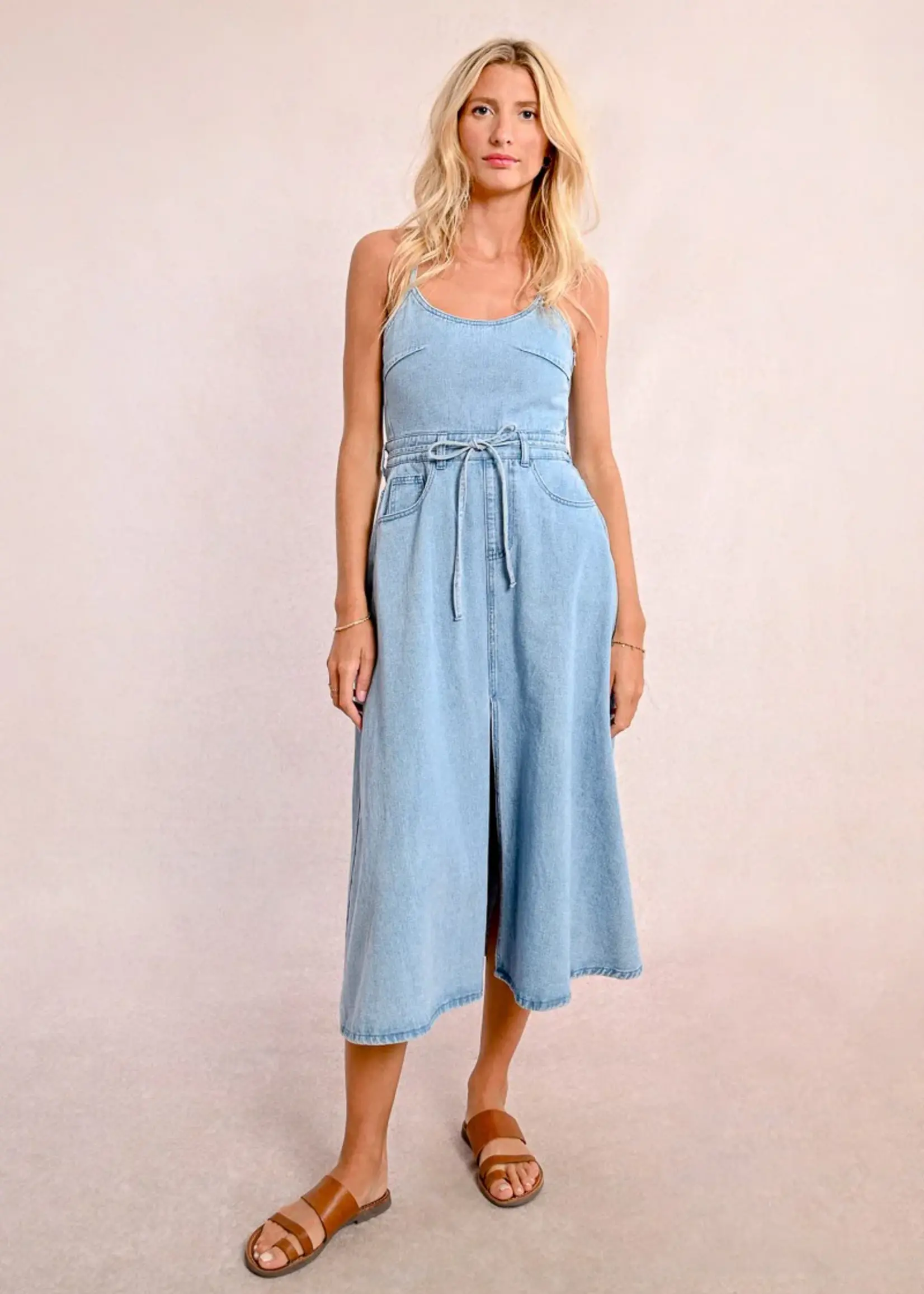 Denim Midi Dress