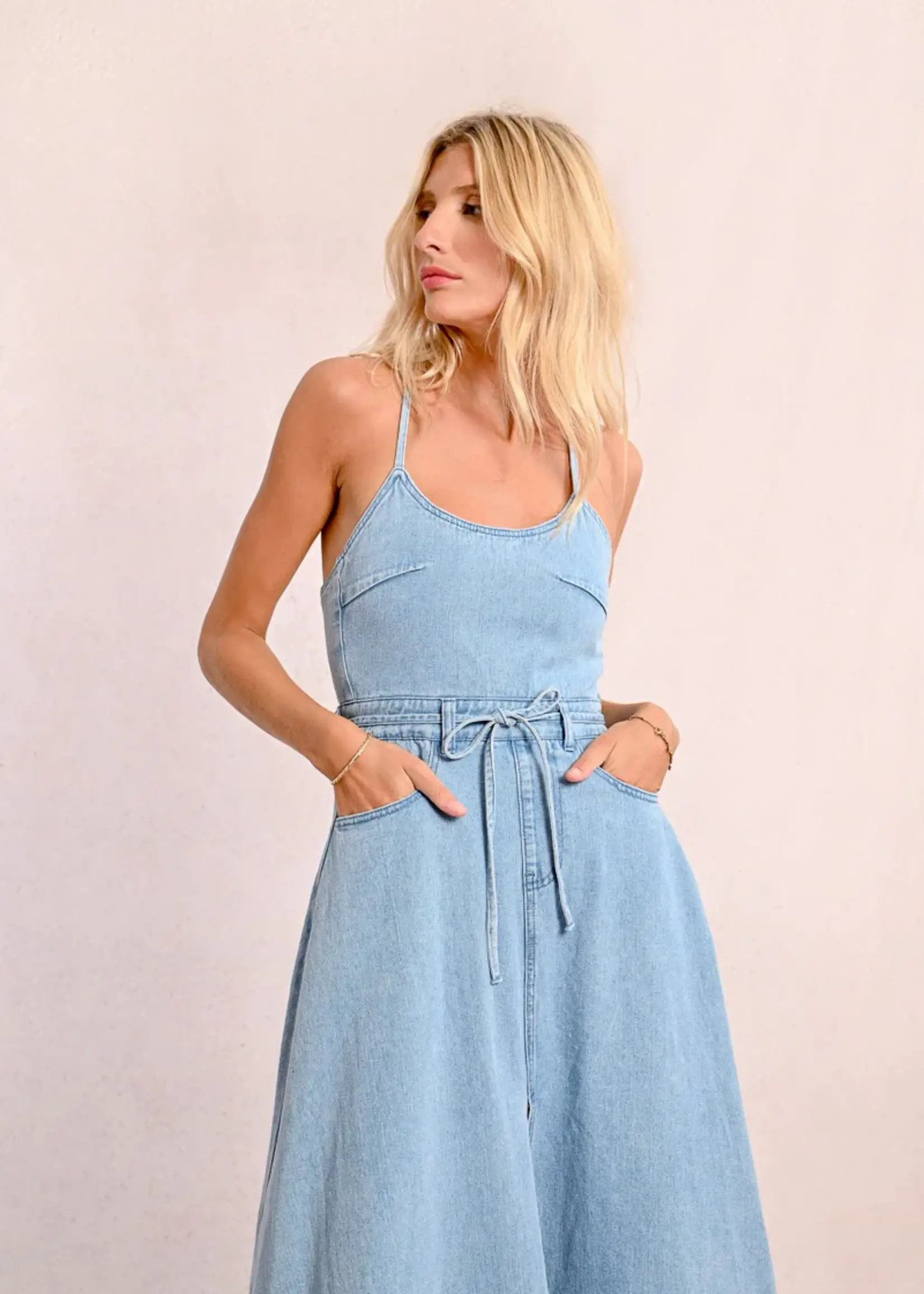 Denim Midi Dress