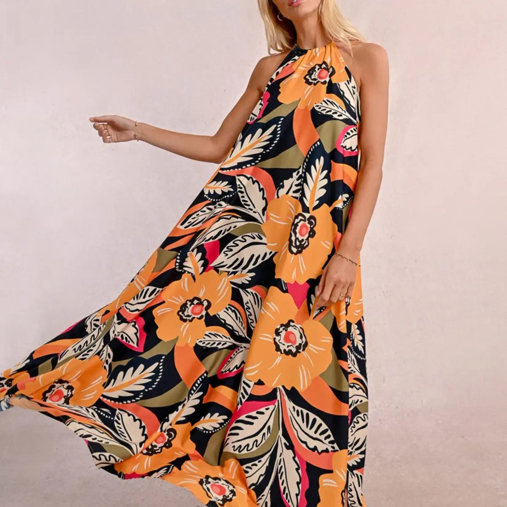 Printed Maxi Dress