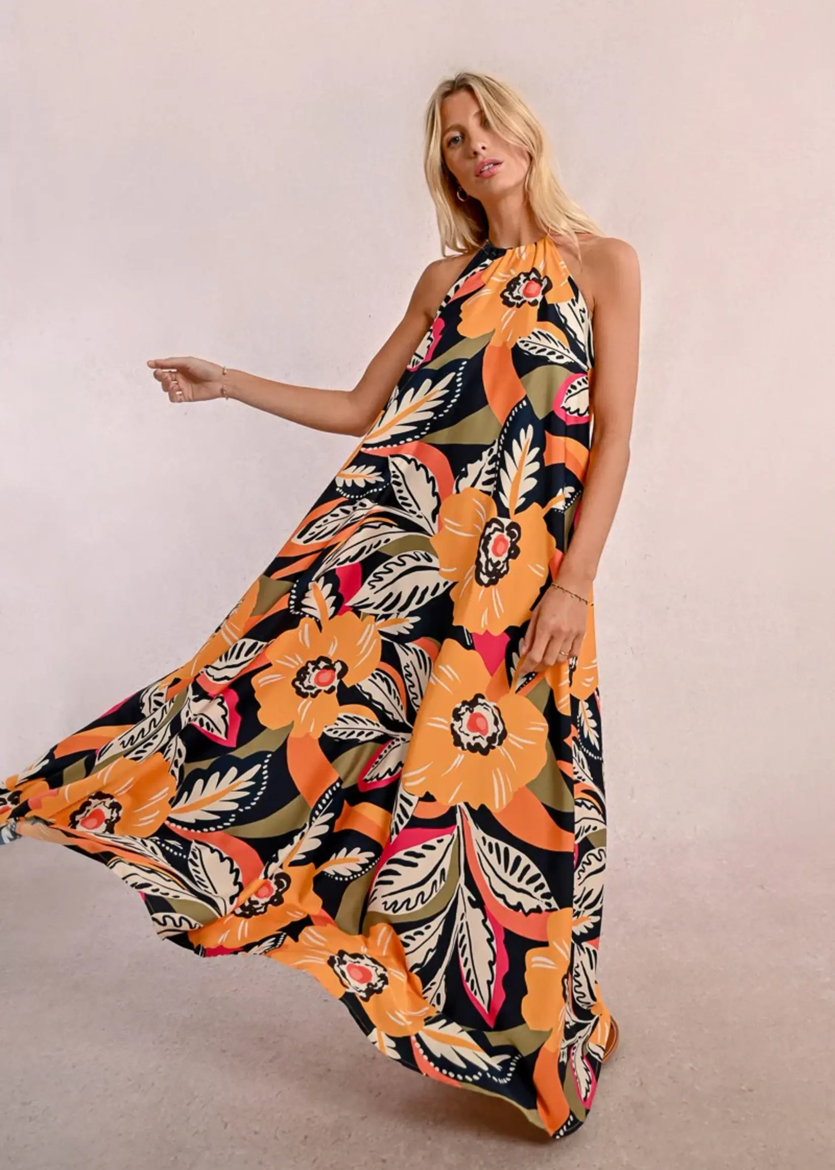 Printed Maxi Dress