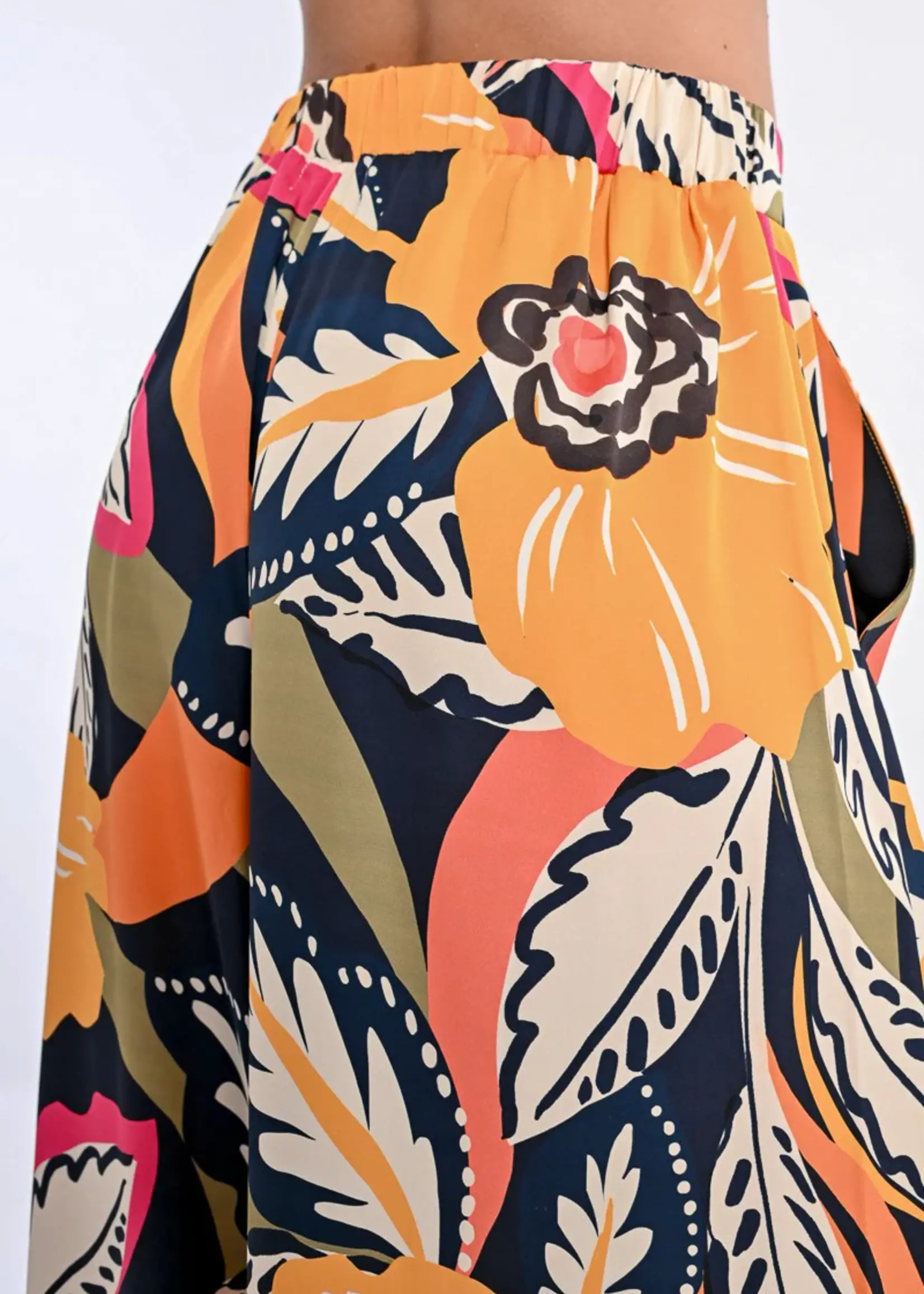 Wide Printed Pant