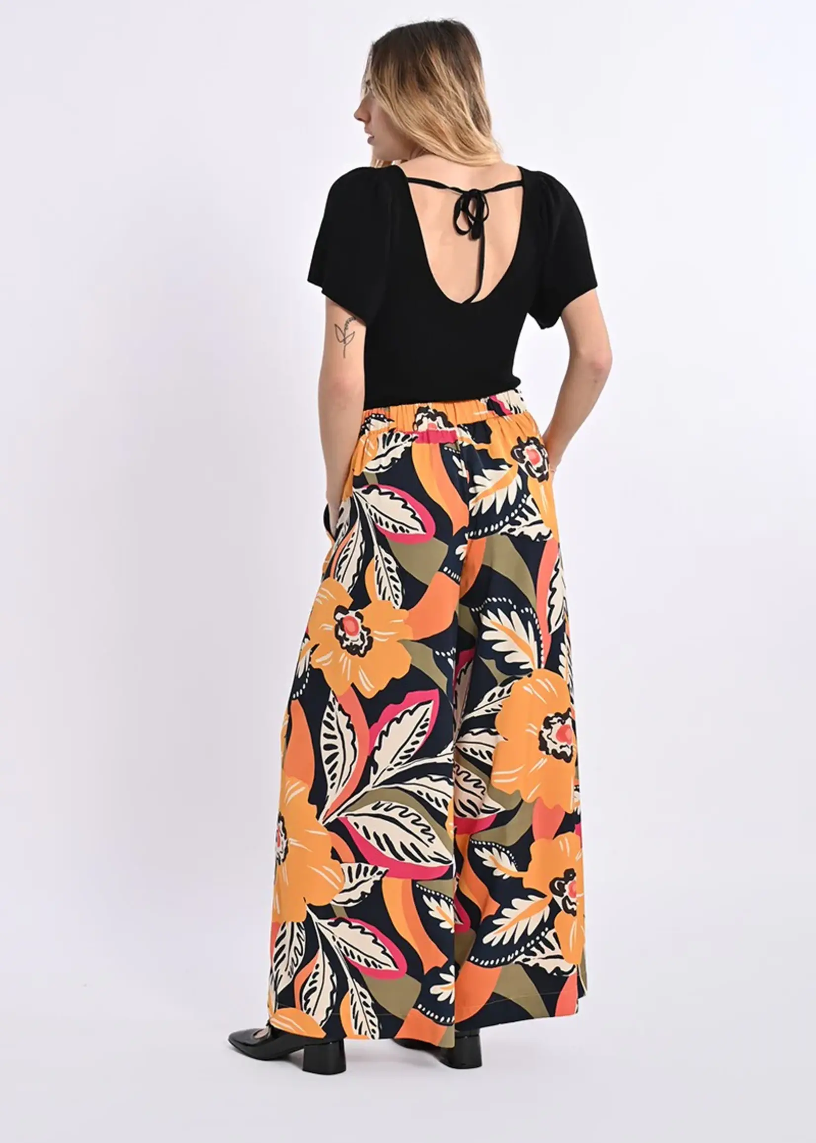 Wide Printed Pant
