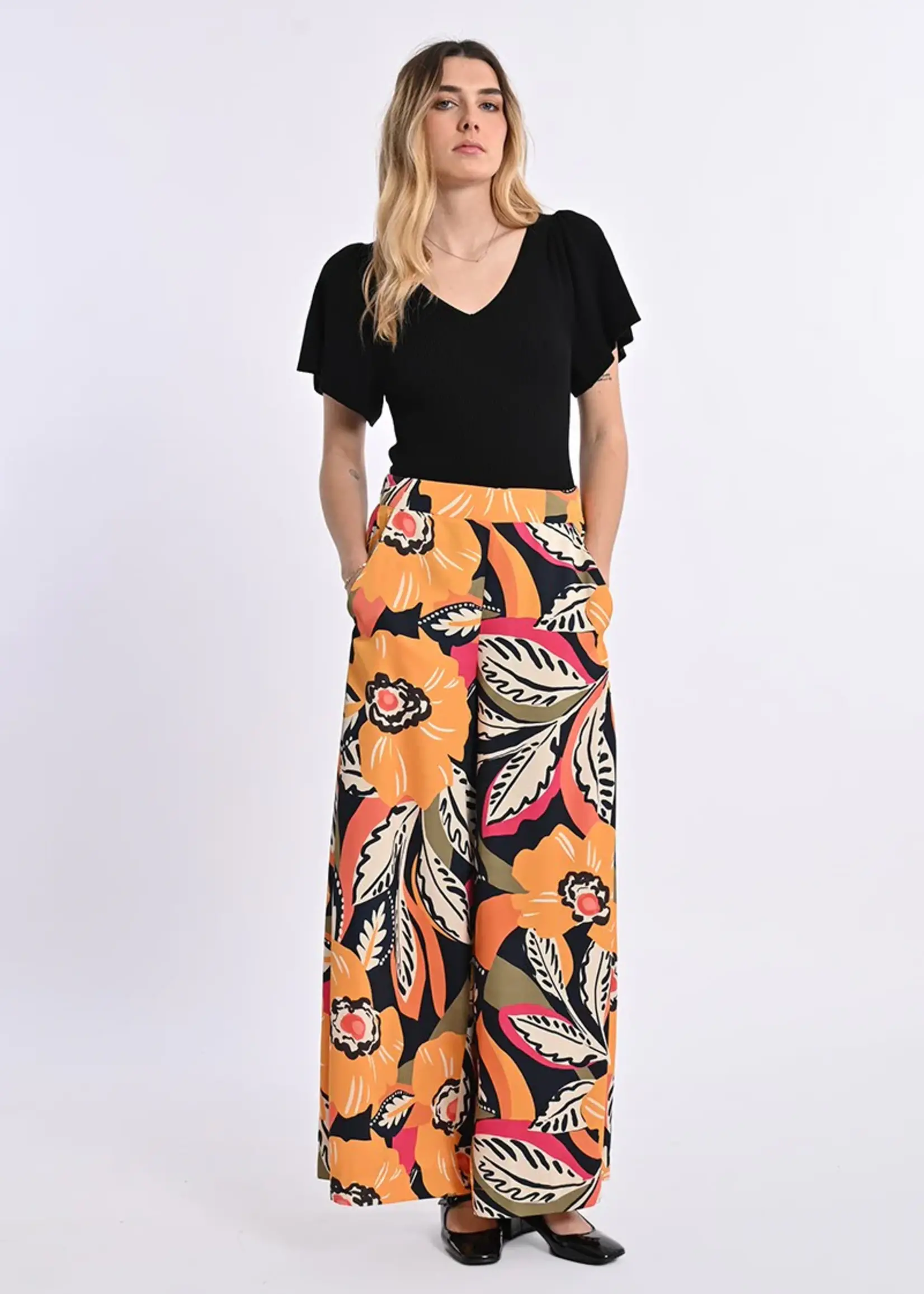 Wide Printed Pant