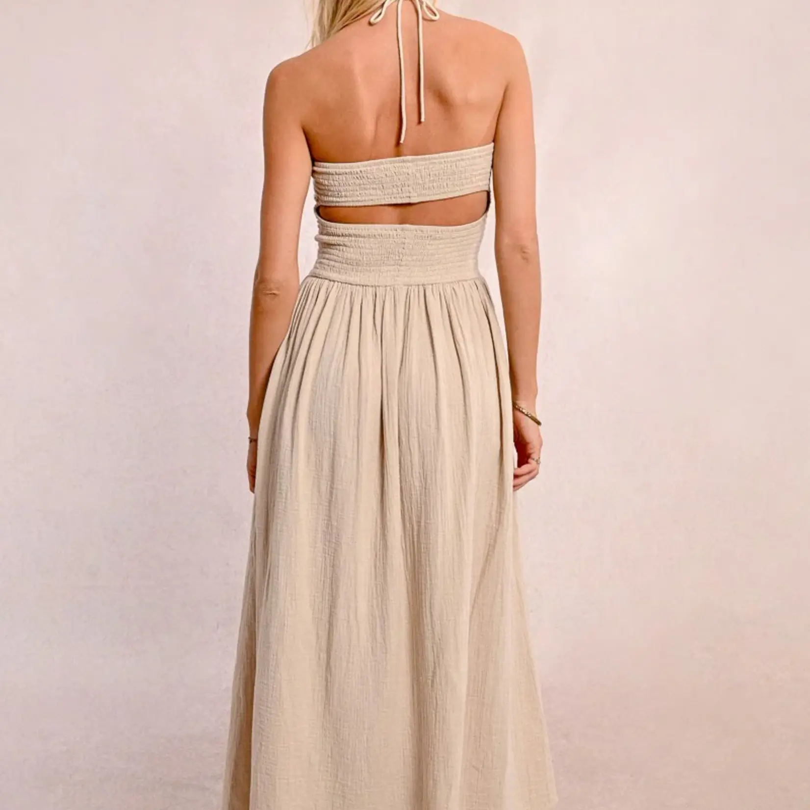 Strapless Smock Dress