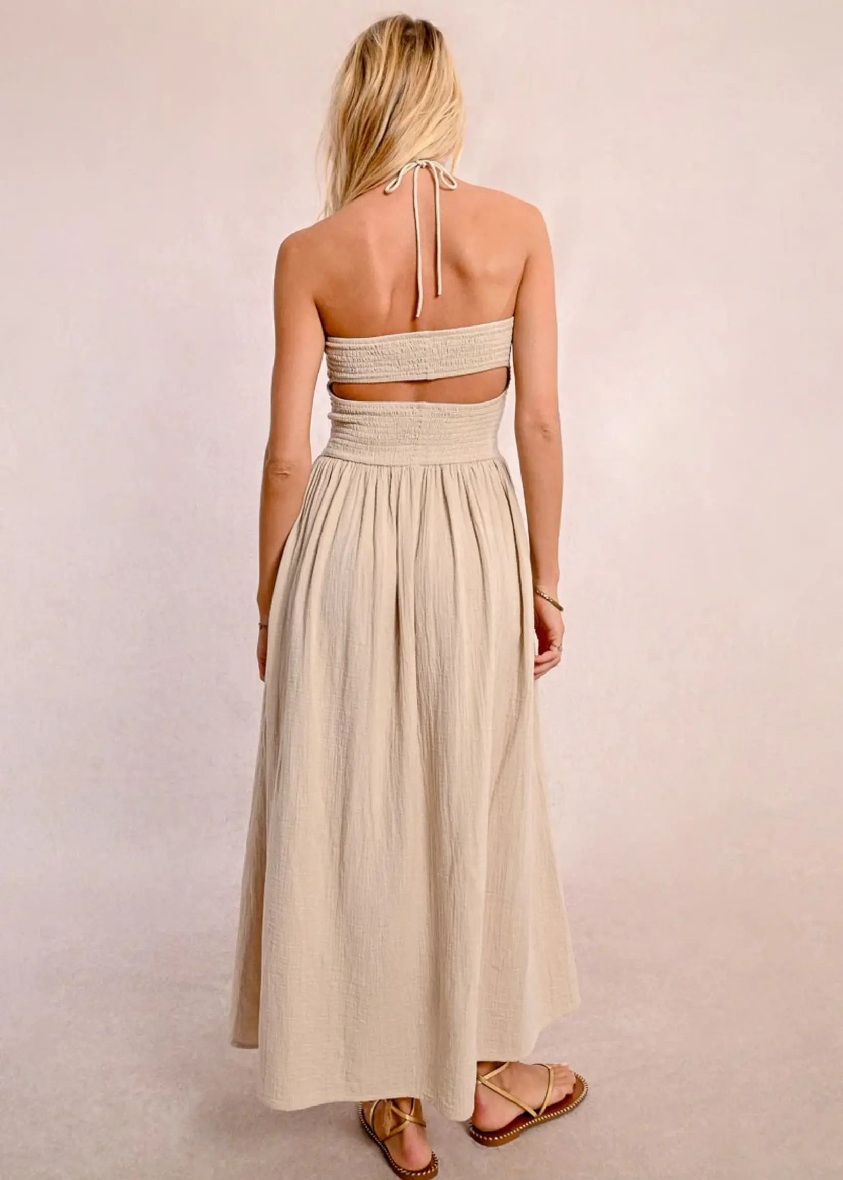 Strapless Smock Dress