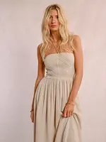 Strapless Smock Dress