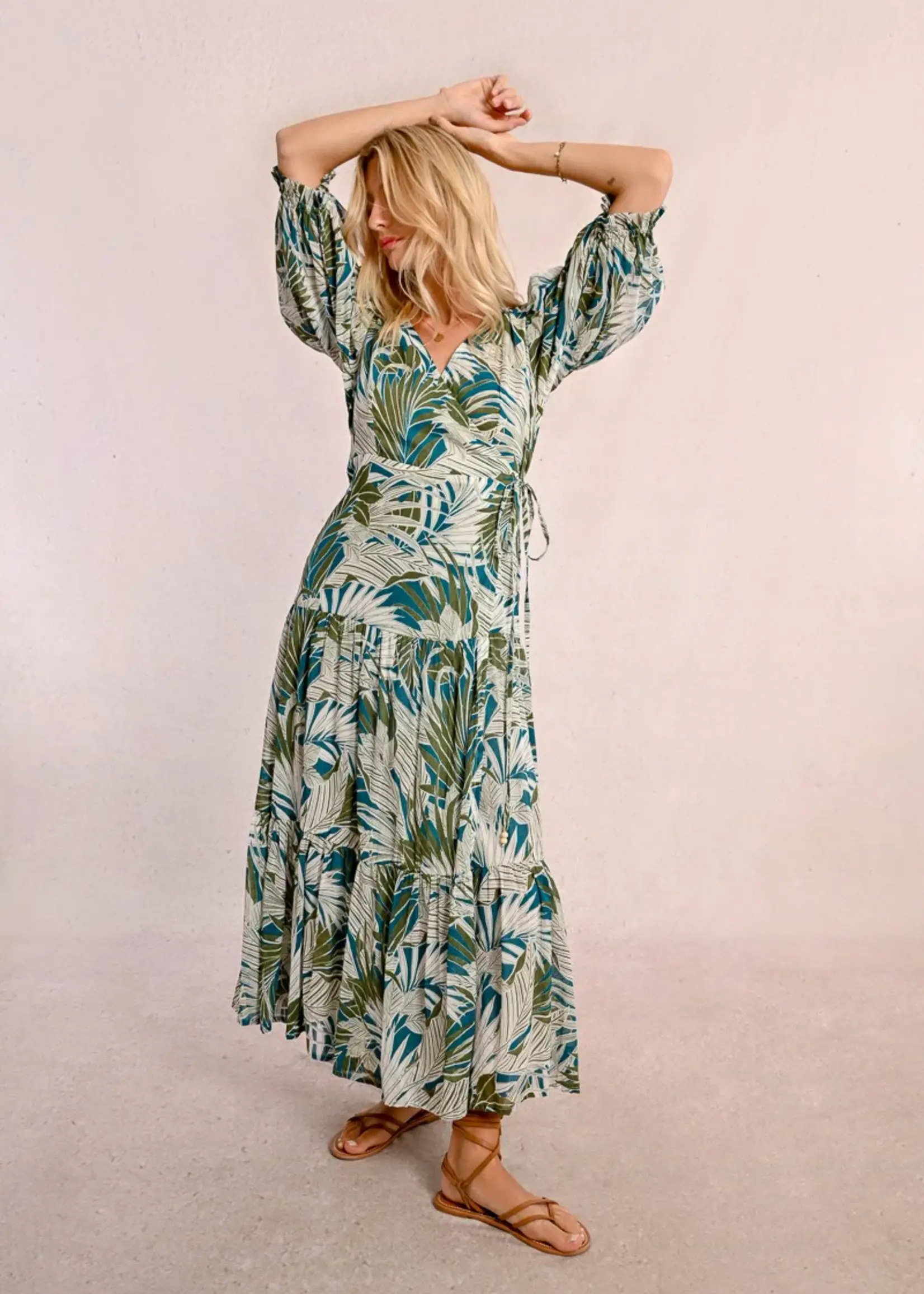 Long Wrap Dress