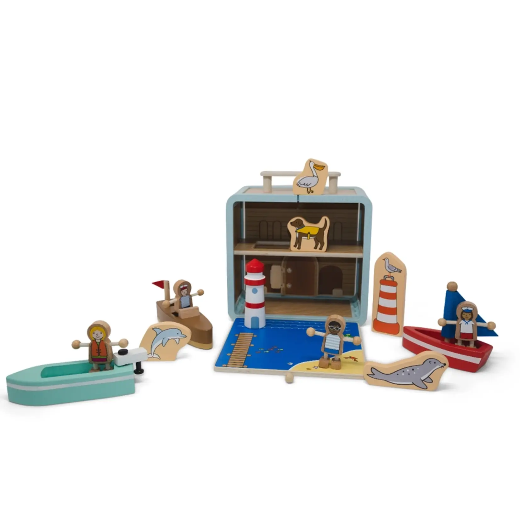 Jack Rabbit Creations Suitcase Series: Yacht Club