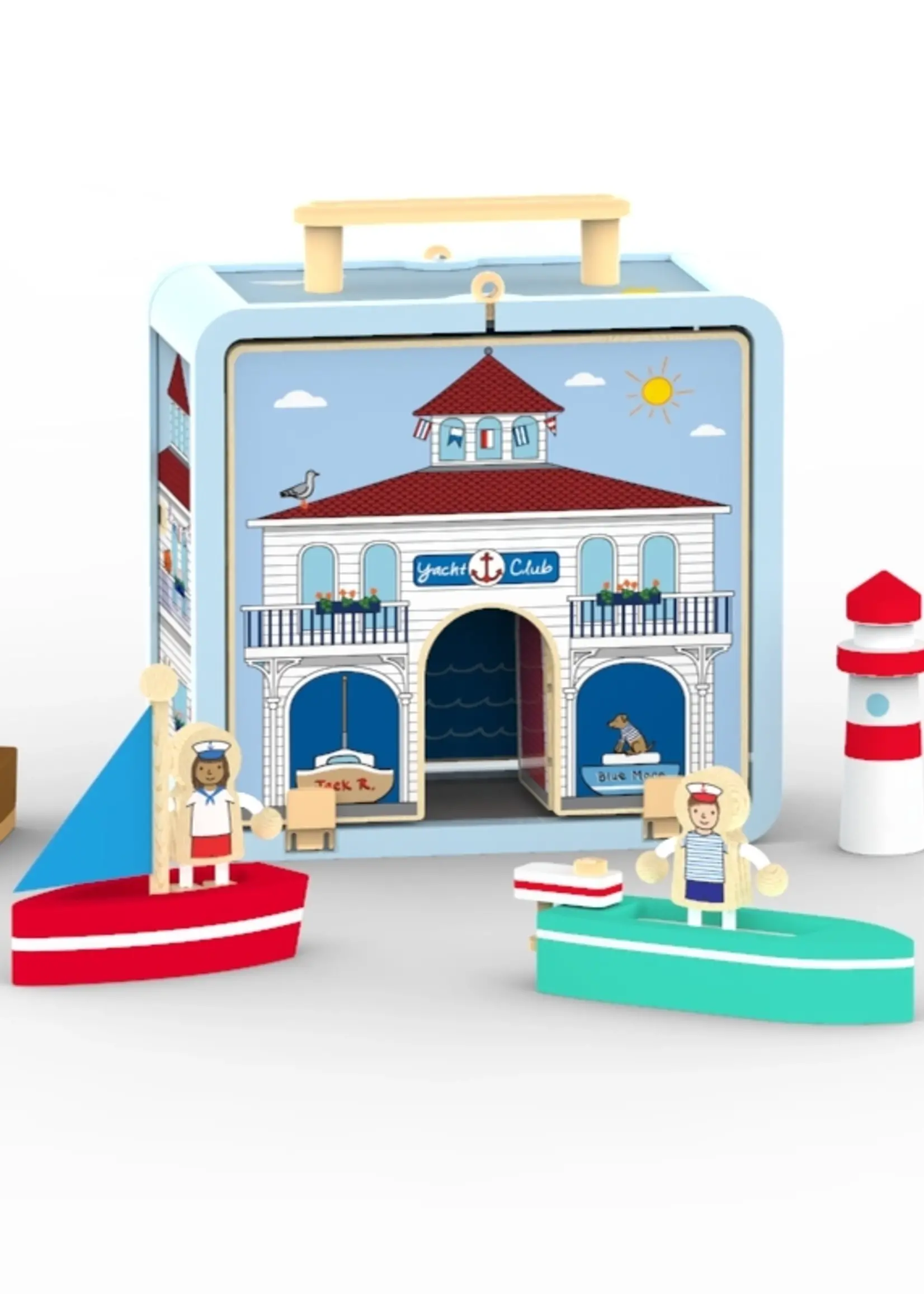Jack Rabbit Creations Suitcase Series: Yacht Club